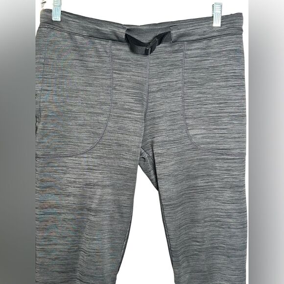 TOPO Designs Mountain Jogger Sweatpants Buckle Waist Fleece Lined Dark Gray Sz M - Picture 4 of 10